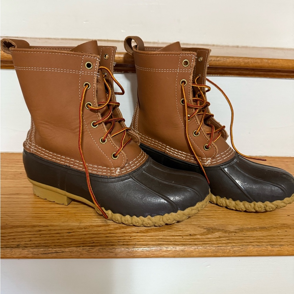 L.L. Bean Brown and Black Kids Rain & Snow Boots